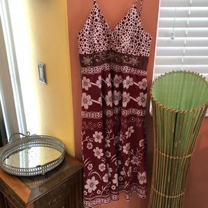 Long Maxi Dress - V Neck